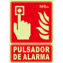 SEÑAL PULSADOR PVC CLASE B