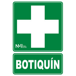 SEÑAL BOTIQUIN PVC CLASE B