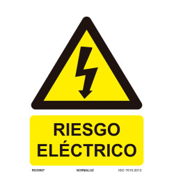 SEÑAL RIESGO ELECTRICO PVC