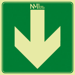 SEÑAL FLECHA BIDIRECCION DCHA E IZQ PVC CLASE B