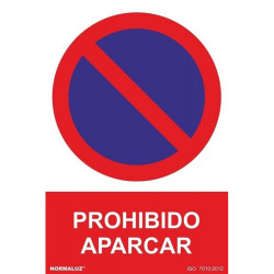 SEÑAL PROHIBIDO APARCAR PVC