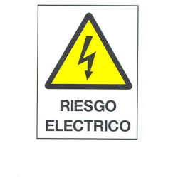 SEÑAL FIJA PVC RIESGO ELECTRIC