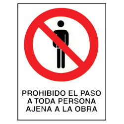 SEÑAL FIJA PROHIBIDO PERS AJENA