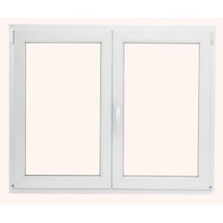 VENTANA CANDO PVC 2 HOJAS 100X120