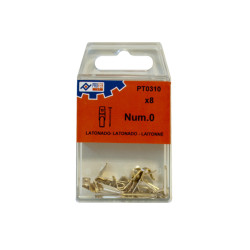 GANCHO CUELGACUADRO LATON C/7