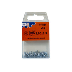 TORNILLO R/CHAP C/ALOM ZN C/6