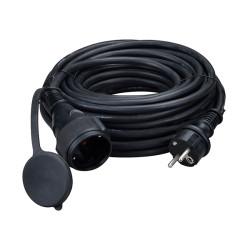 PROLONGADOR CABLE NEGRO 16A IP44