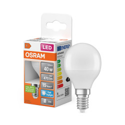 LAMPARA LED ESFERICA 865 E14 LF 6500 470LM