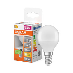 LAMPARA LED ESFERICA 827 E14 LC 2700K 806LM