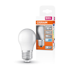 LAMPARA LED ESFERICA 840 E27 LN 4000K 470LM