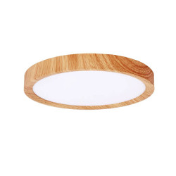 PLAFON LED MERY MADERA 23CM REDONDO 1782LM CCT