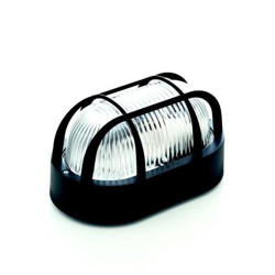 APLIQUE PARED OVAL NEGRO E27