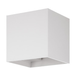 APLIQUE LED CUADRADO BLANCO "BARCAROLA-E"
