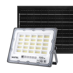 FOCO LED SOLAR GRIS IP65 CCT