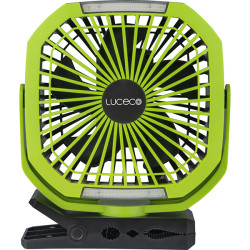 FOCO CON VENTILADOR DE TRABAJO RECARG CON PINZA