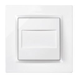 TAPA CIEGA BLANCA