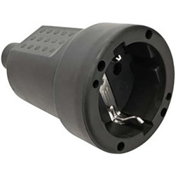 BASE GOMA PROF TT 16A IP20 NEG
