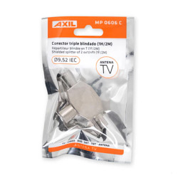 DISTRIBUIDOR ANTENA COAXIAL 2M + 1H BLINDADO AXIL