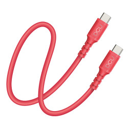 CABLE CONEXION SILICONE USB C / USB C 60W