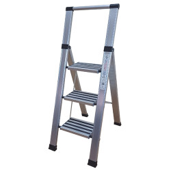 ESCALERA DOMESTICA ALU 3 PELDAÑOS