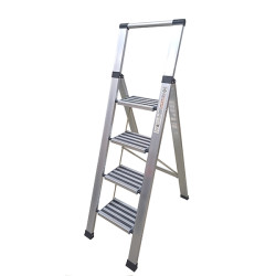 ESCALERA DOMESTICA ALU 4 PELDAÑOS