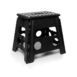 TABURETE MULTIUSO PLEGABLE NEGRO