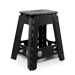 TABURETE MULTIUSO PLEGABLE NEGRO