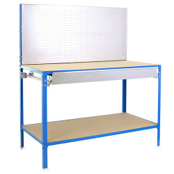 BANCO TRABAJO C/PANEL HTAS Y CAJON