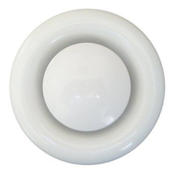 REJILLA DIFUSOR ACERO D-100 BLANCO