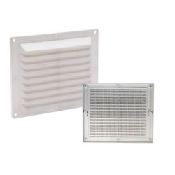 REJILLA ATORNILLAR ABS BLANCO + MOSQUITERA VRAC