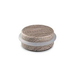 TOPE PUERTA ADH PLASTICO-METAL OLIVO