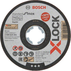 DISCO C H XLOCK METAL/INOX