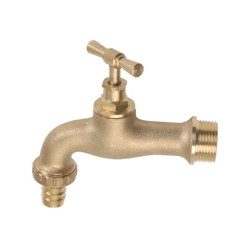 GRIFO JARDIN LATON RACOR MANGUERA PN10