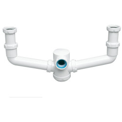 SIFON DOBLE FREGADERO S-7 D.40