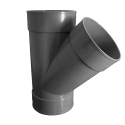 DERIVACION PVC H-H 45 40 MM