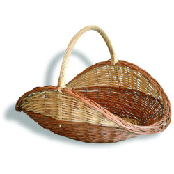CESTA LEÑA MIMBRE OVAL RUSTICO