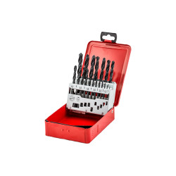 ESTUCHE 19 BROCAS METAL HSS-R DIN338