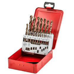 ESTUCHE 19 BROCA COBALTO HSS-G DIN338