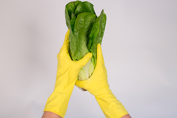 GUANTE LATEX FLOCADO AMARILLO