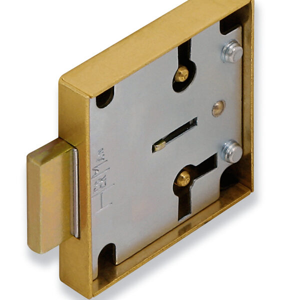 CERRADURA SOBREP LLAVE LATON