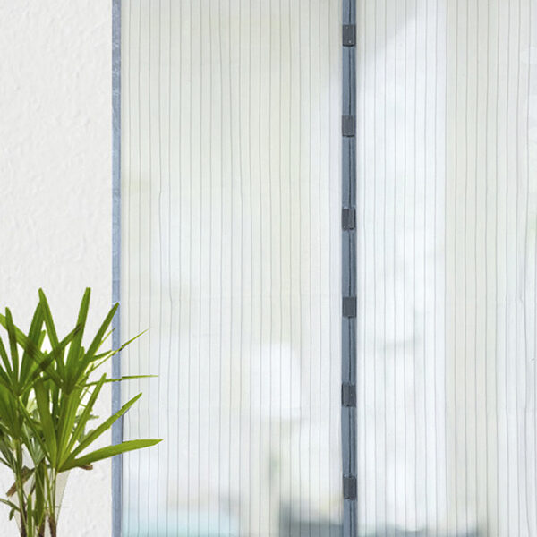 MOSQUITERA CON VELCRO/IMAN GRIS