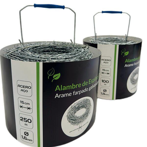 ALAMBRE ESPINO 15 CM R/250