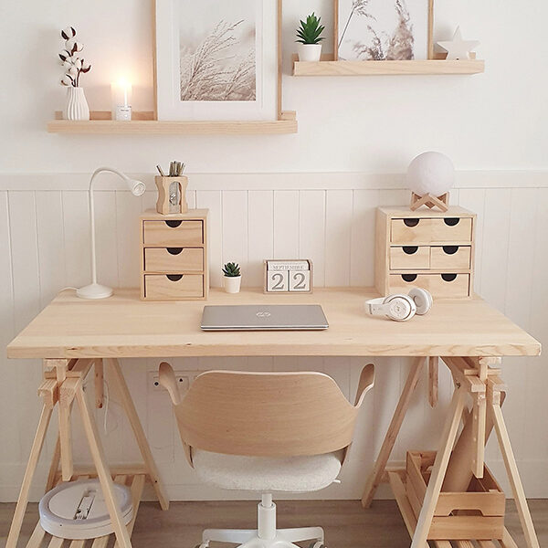 CABALLETE MADERA PINO MACIZO SIN BARNIZAR