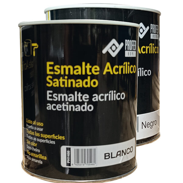 ESMALTE ACRILICO SATINADO BLANCO