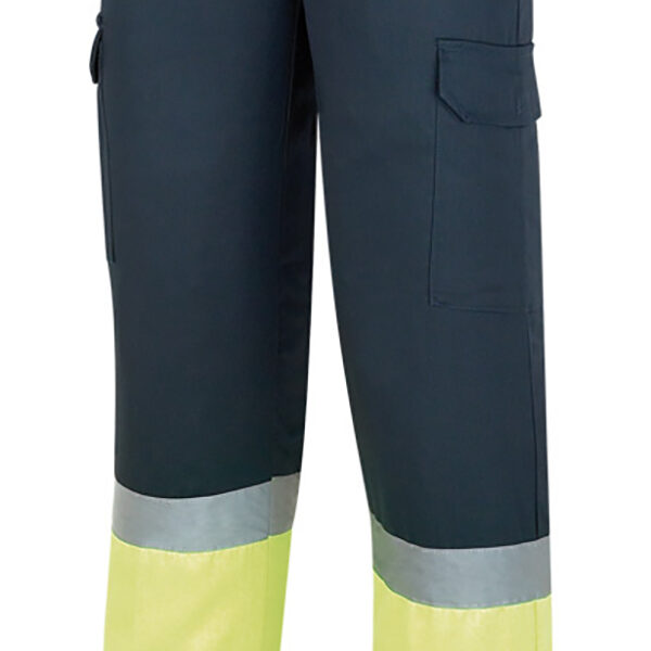 PANTALON A.VISIBILIDAD AMARILLO AZUL
