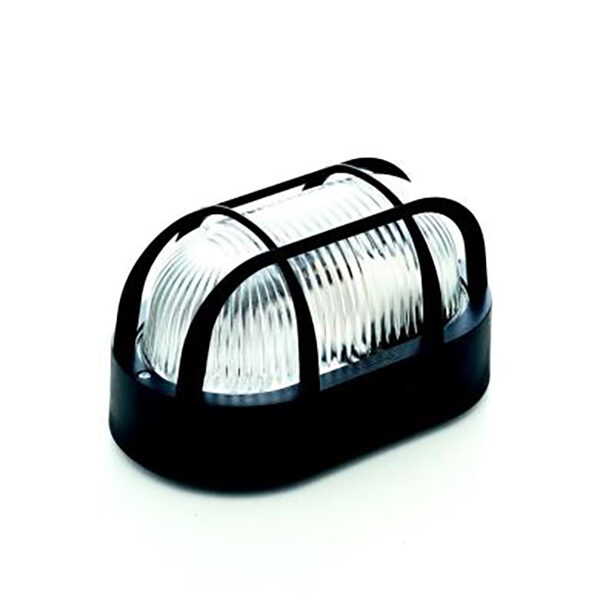 APLIQUE PARED OVAL NEGRO E27