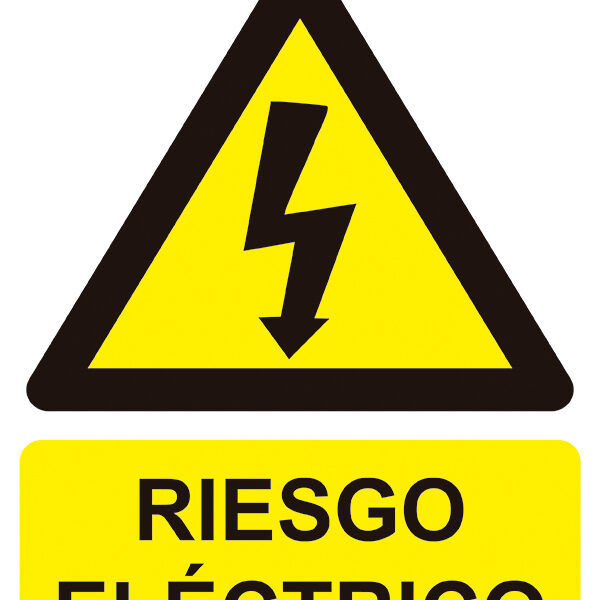 SEÑAL RIESGO ELECTRICO PVC