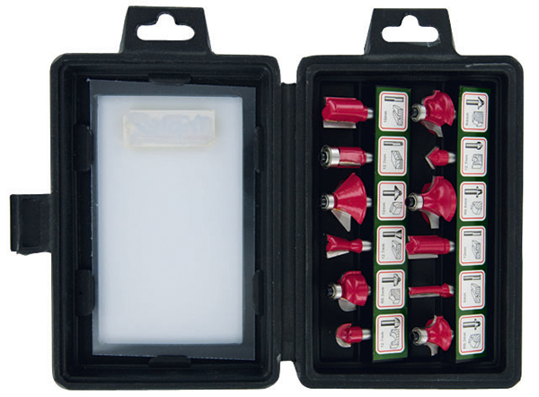 ESTUCHE 12 FRESAS FORMA M DURO